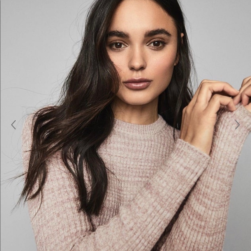 Reiss Pink Crew Neck Sweater